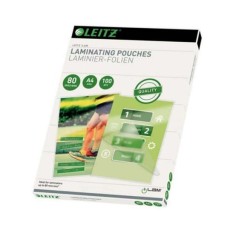 "Leitz iLAM Laminating Pouches 33818 - Premium Protection for Documents | Durable & Crystal Clear Finish"